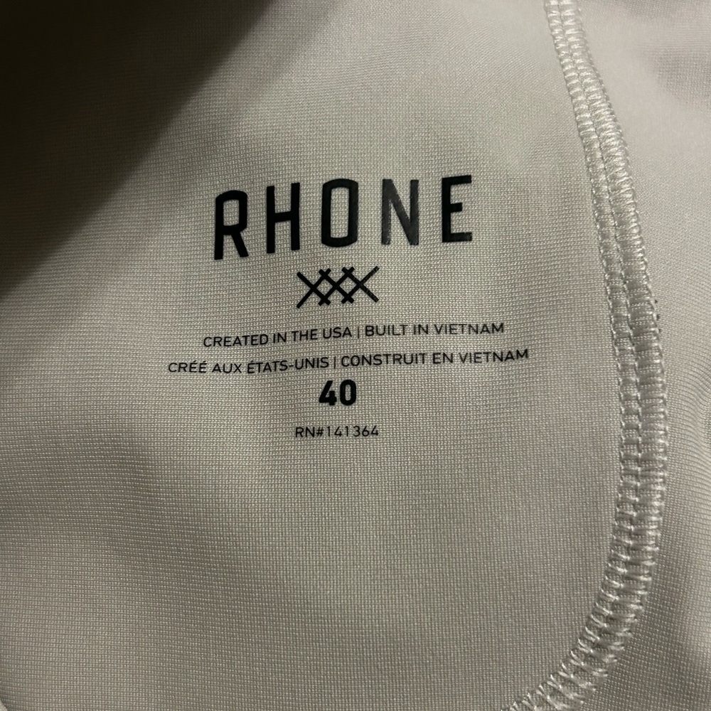 RHONE Commuter Slim Pant Versatile Corpcore Golf Athleisure Men size 40x32 Cream - Picture 10 of 14